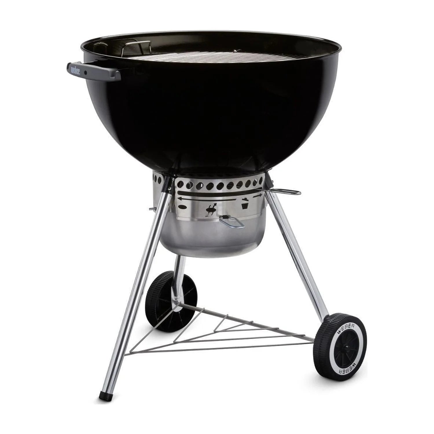 Weber Original Kettle Premium 22-Inch Charcoal Grill, Black M887