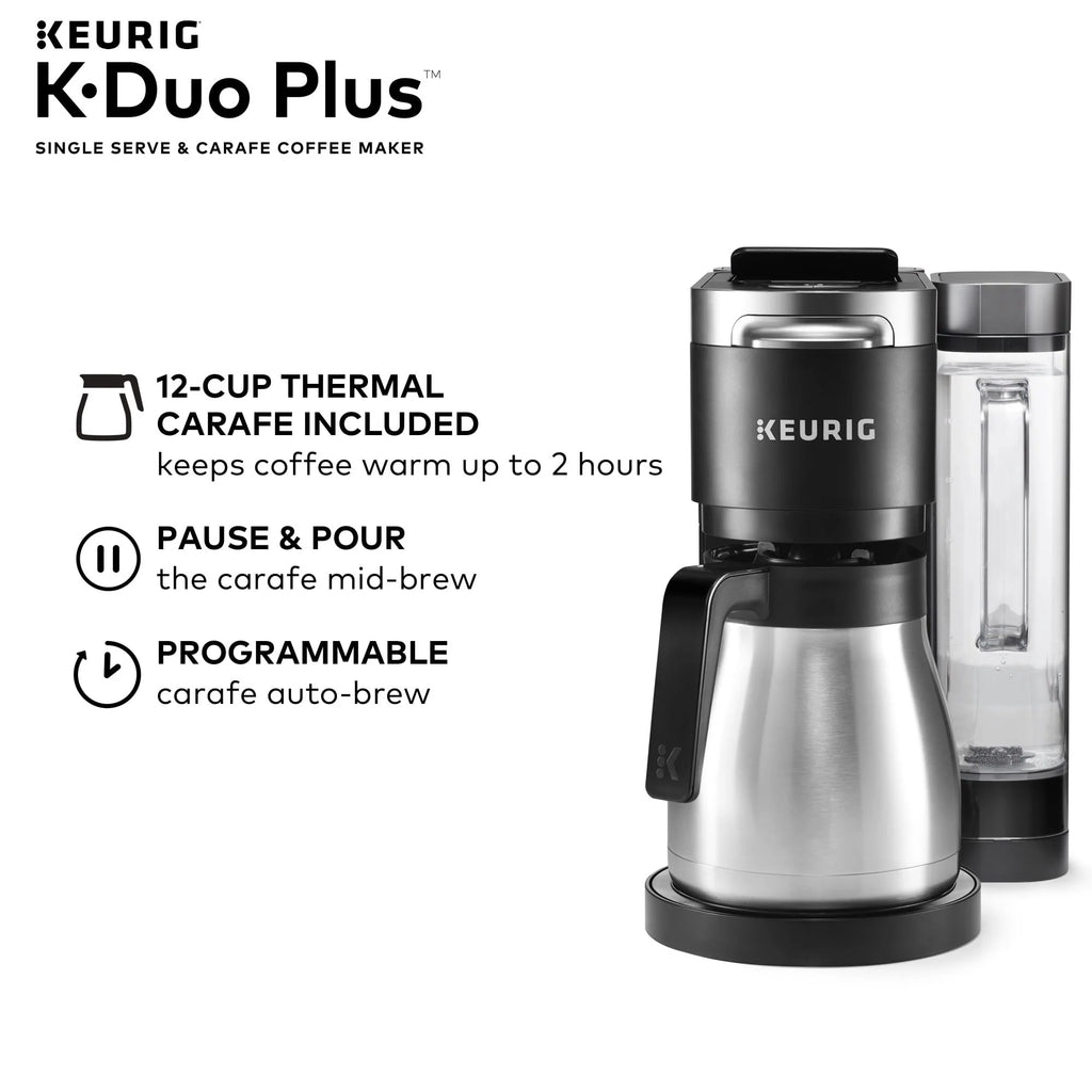 Keurig K-Duo Plus Single Serve & Carafe Coffee Maker F4389
