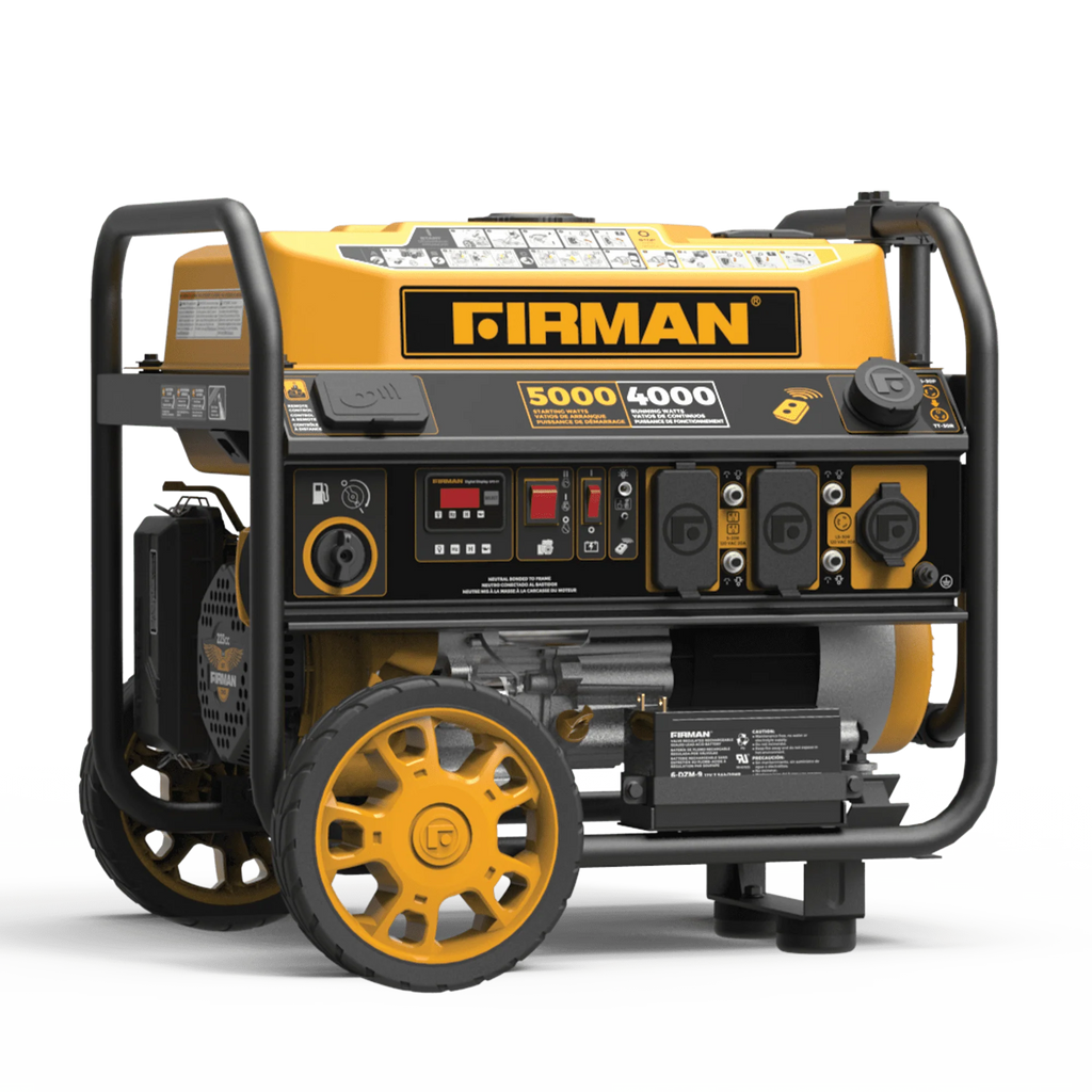 FIRMAN P04001 5000/4000 Watt Remote Start Gas cETL & CARB Certified Portable Generator
