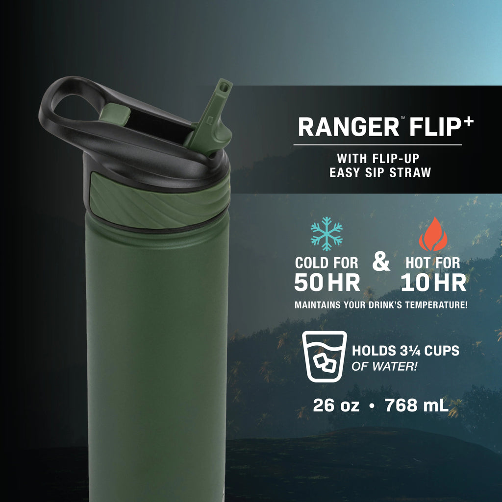 TAL Stainless Steel Ranger Water Bottle 26 oz Black S741