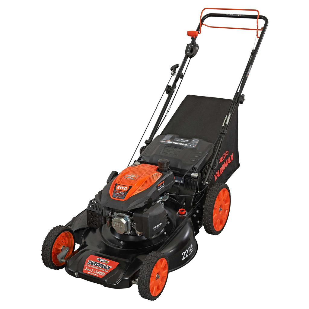 Yard Max 22 in. 201cc Self Propelled Gas Lawn Mower B7308