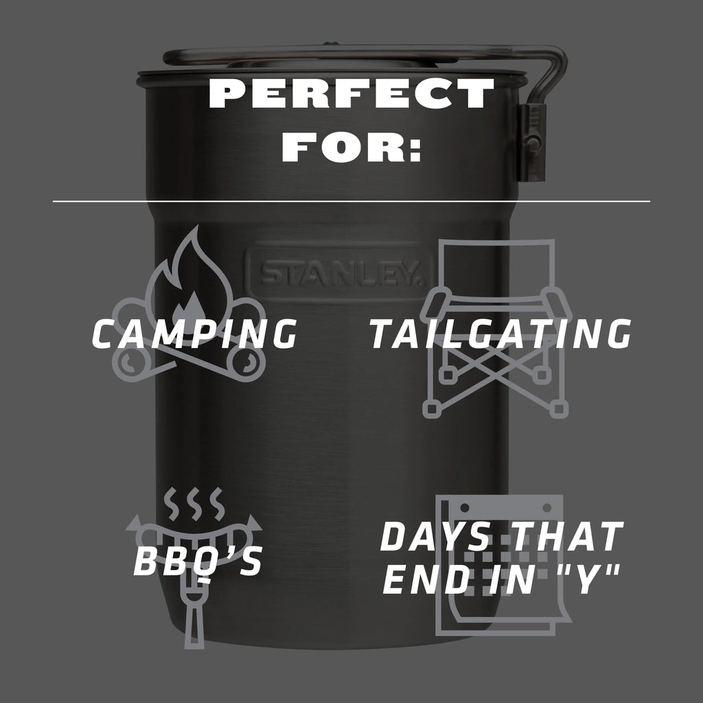 Stanley Adventure Two Cup Stainless Steel Camping Cookware Set X718872