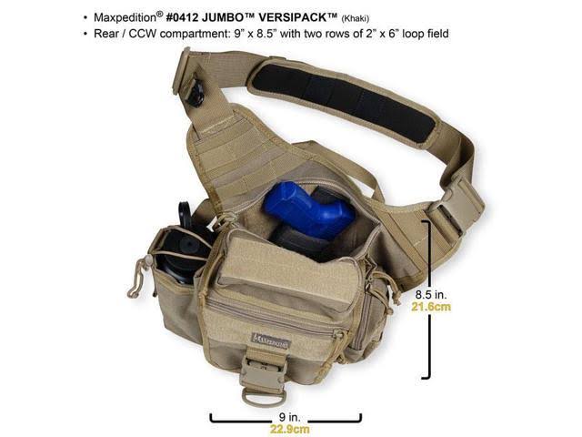 Maxpedition Jumbo Versipack Black S5572