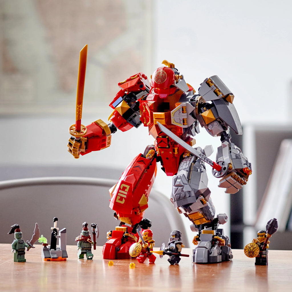 LEGO NINJAGO Fire Stone Mech 71720 Building Toy for Kids Age 9+ C7833