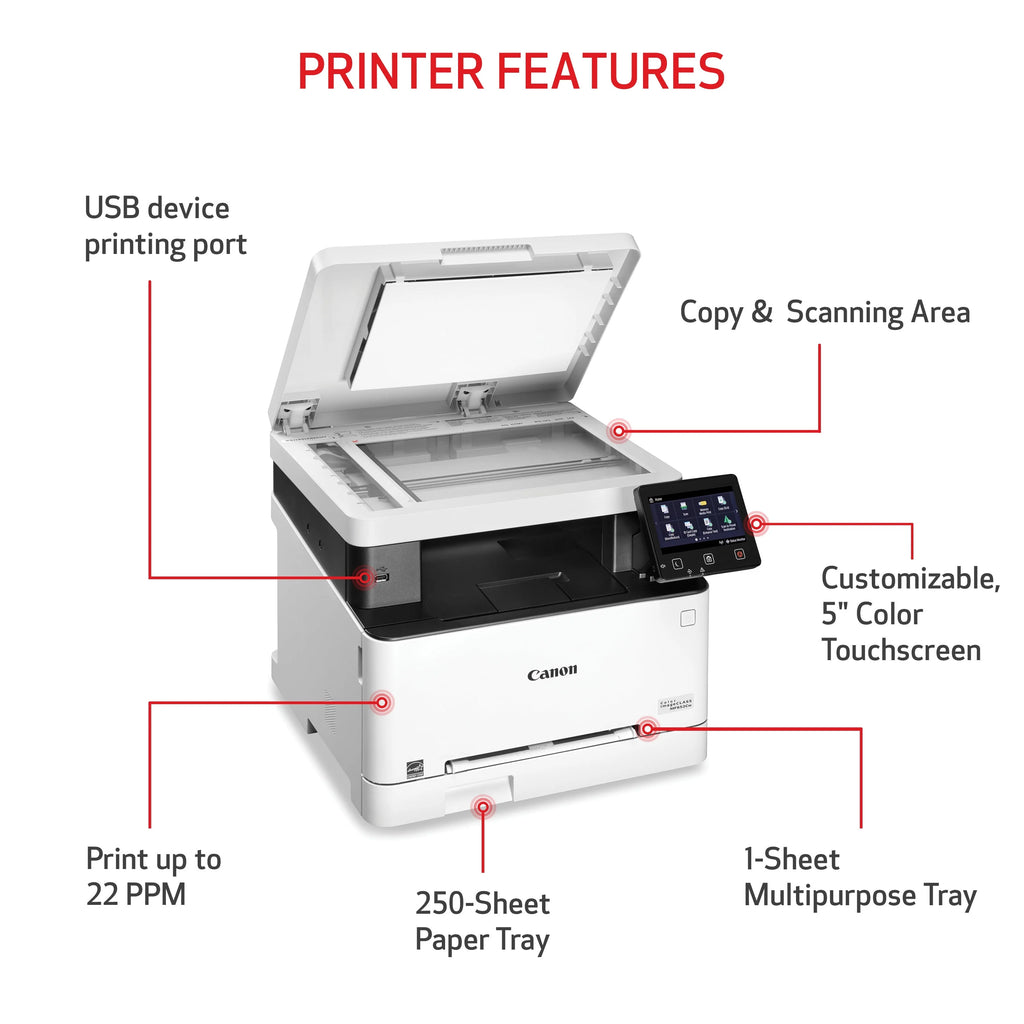 Canon Color imageCLASS MF652Cw Wireless Multifunction Laser Printer V1428