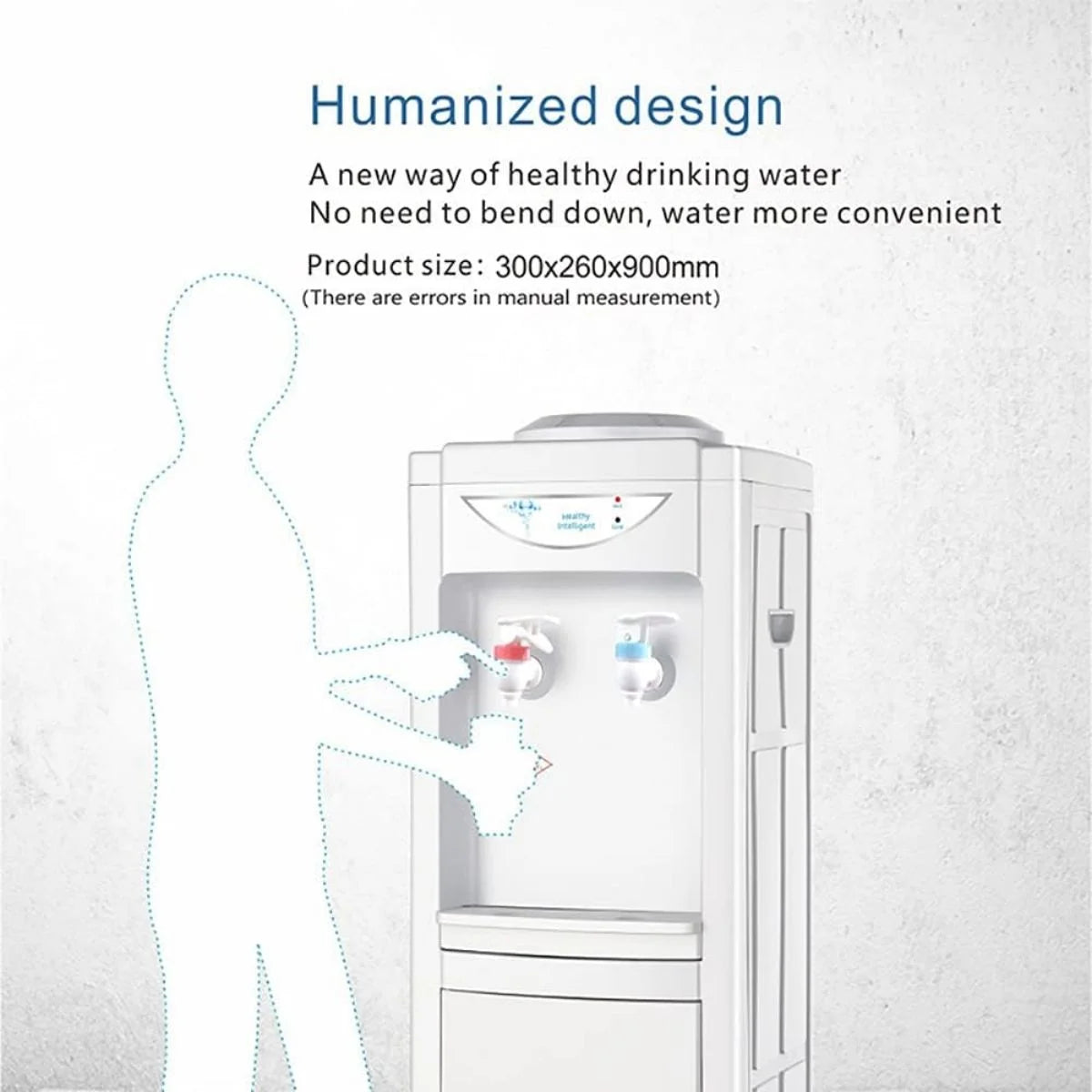 Hot & Cool Top Loading Water Cooler Dispenser with Child Safety Lock B155