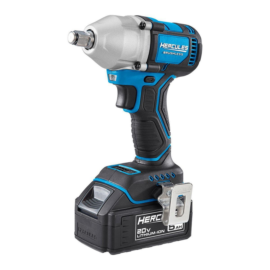 HERCULES 20V Brushless 1/2 in. Compact 4-Mode Impact Wrench, Tool Only F21797