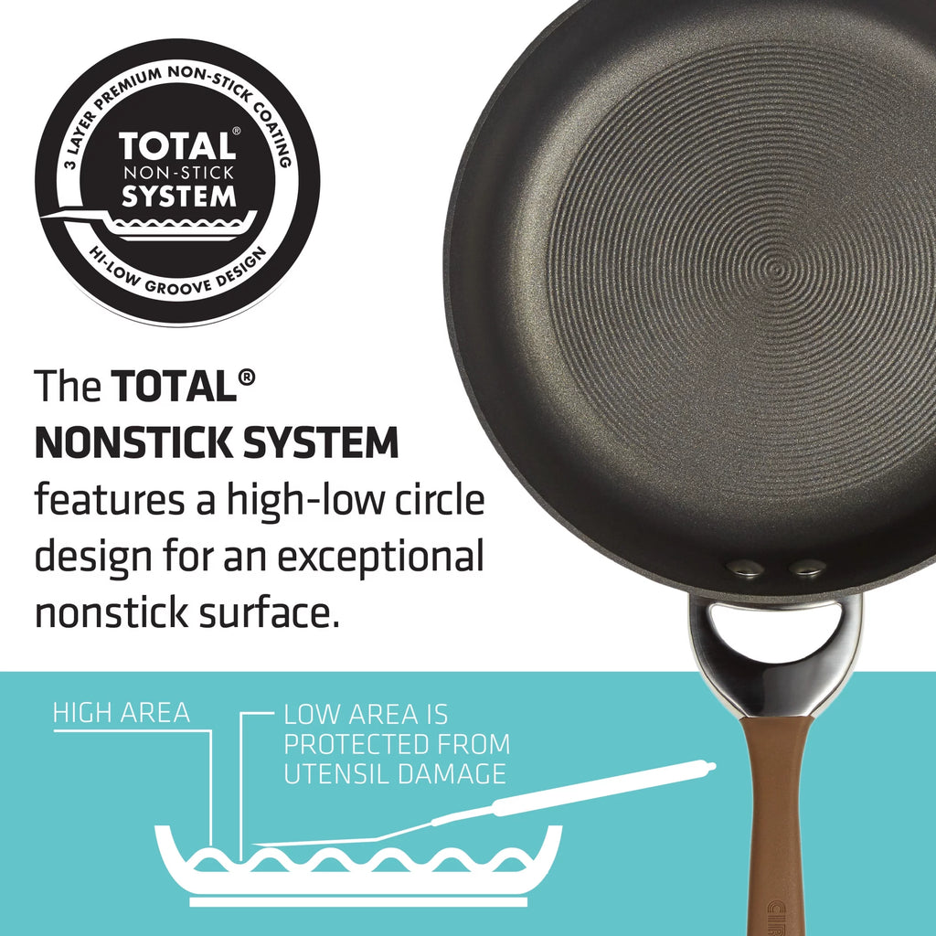 Circulon Symmetry Hard-Anodized Nonstick 4-Piece Cookware Set B995