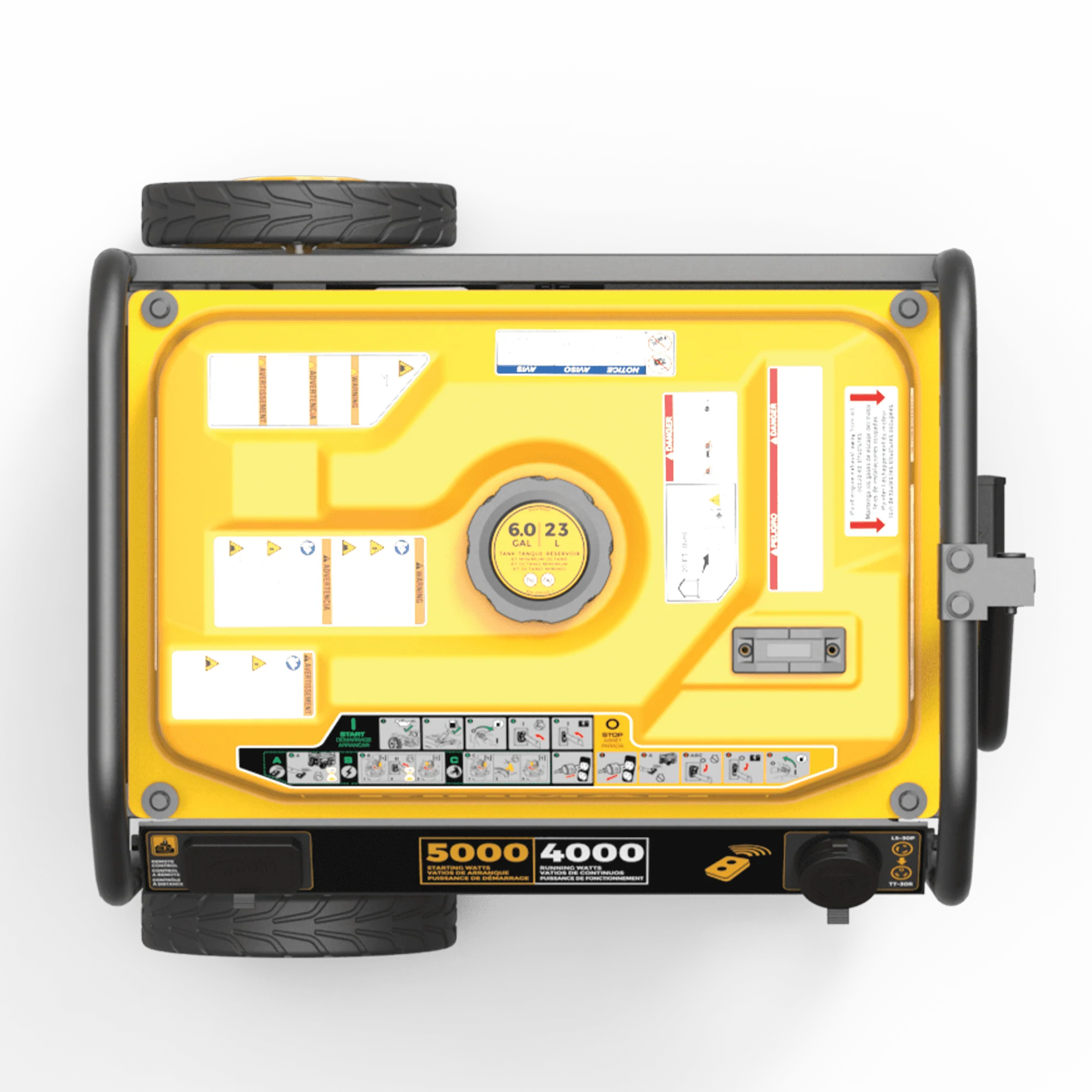 FIRMAN P04001 5000/4000 Watt Remote Start Portable Generator H652178