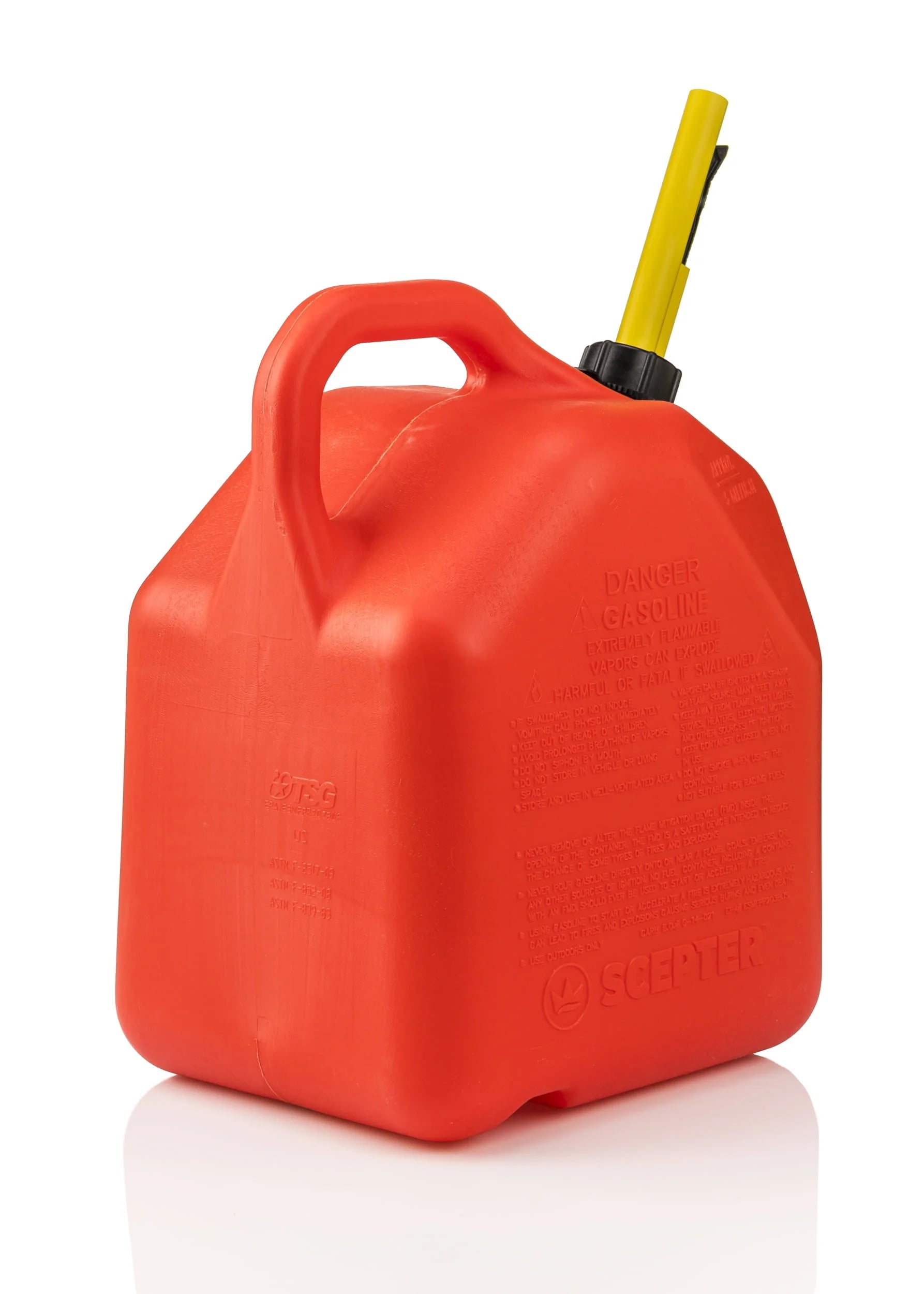 Scepter Ameri-Can 5 Gallon Gasoline Can, Red Fuel Container O212