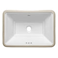 American Standard 0483.000 Estate 19-3/4x22 Undermount Fireclay Bathroom Sink with Linen