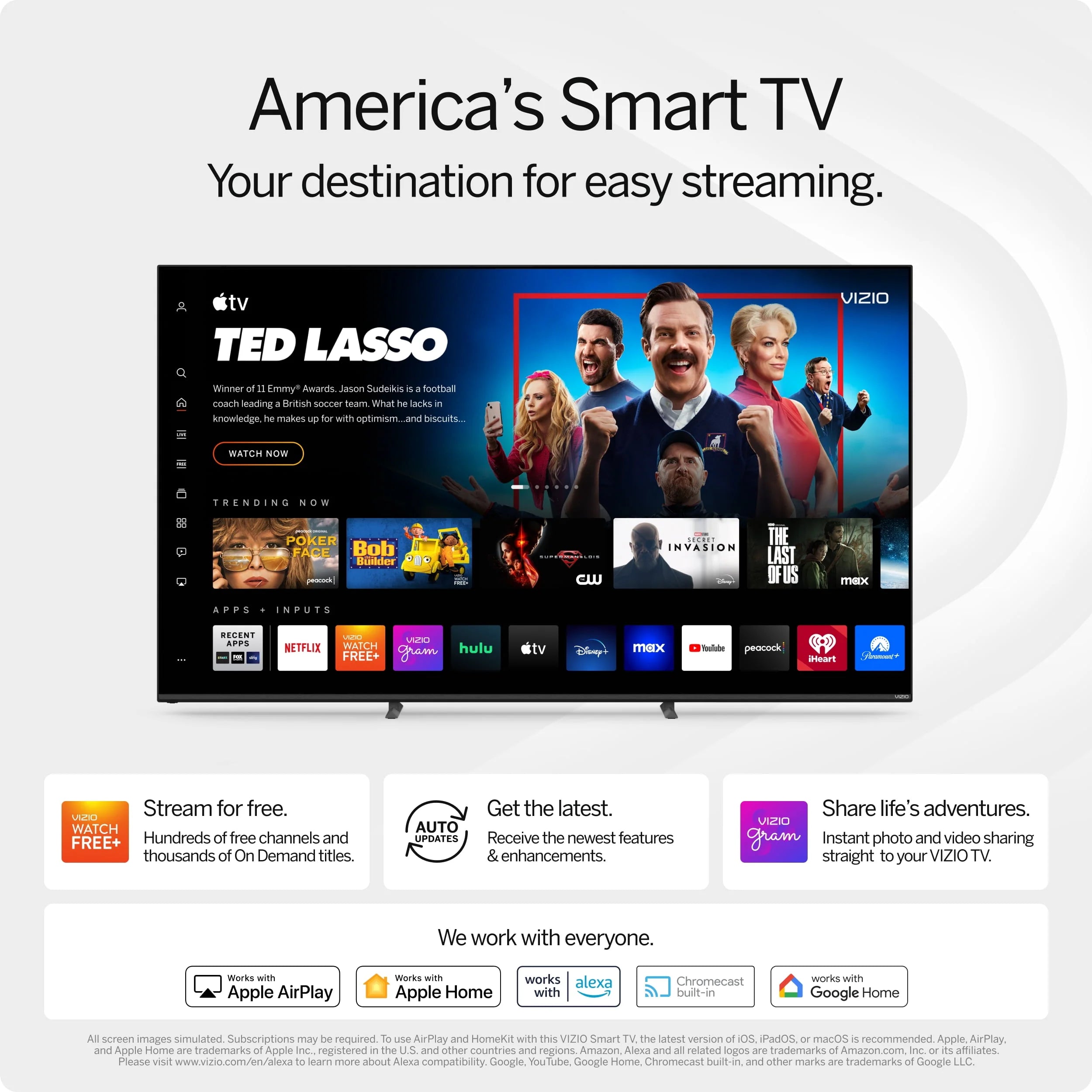 VIZIO 50 Class V-Series 4K UHD LED Smart TV V505-J09 Z328