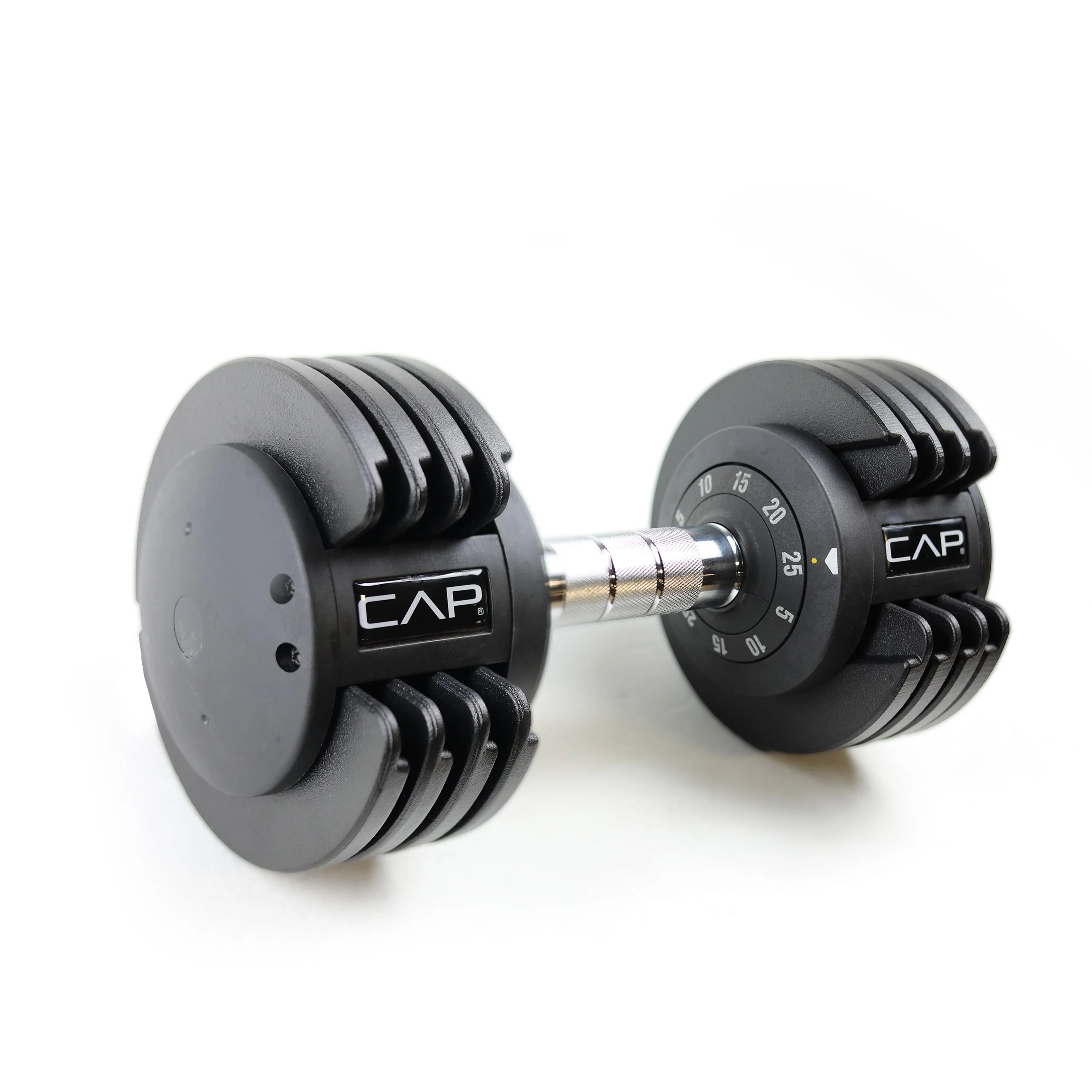 CAP Barbell 25lb Adjustable Dumbbell, Quick Select 5-25 A355
