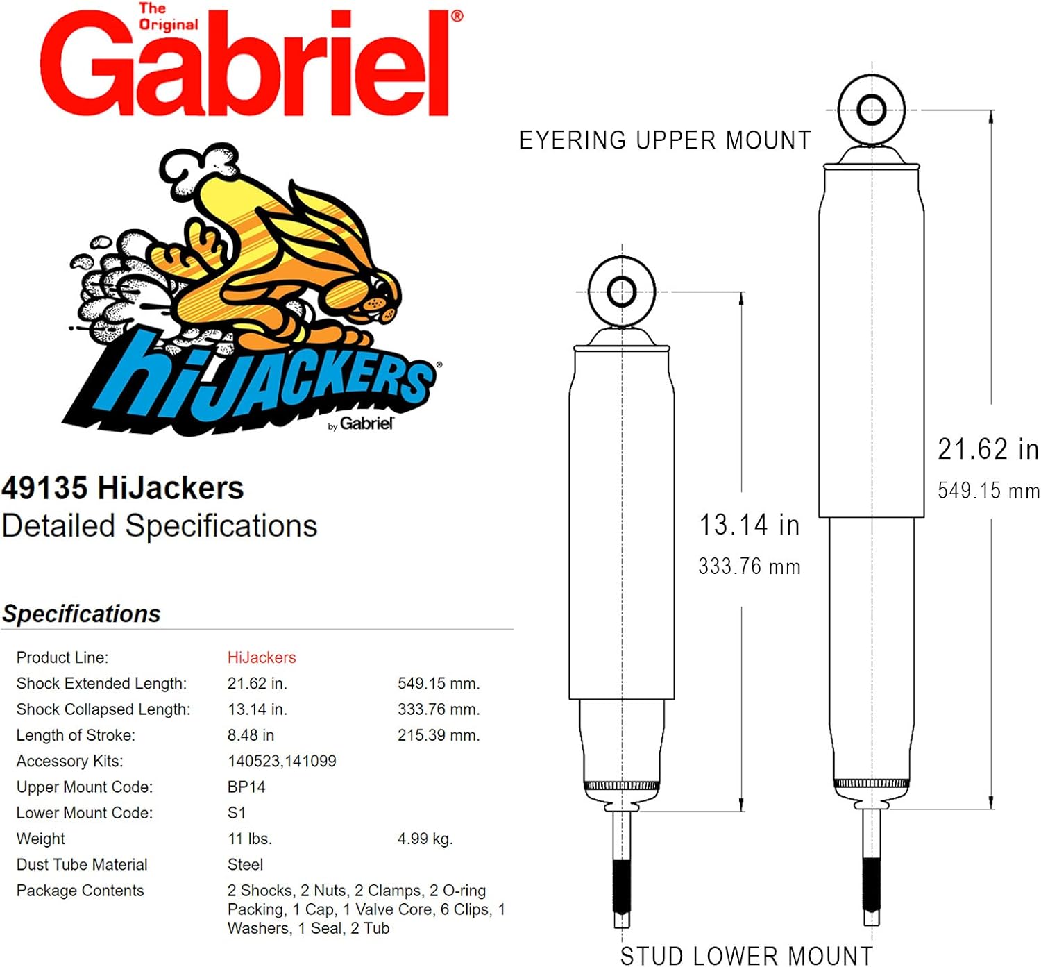 Gabriel 49135 Hijacker M16285