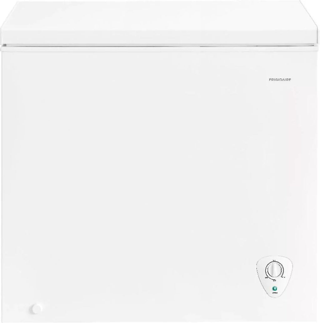 Frigidaire FFFC07M2UW 38 Chest Freezer with 7.2 cu. ft. Capacity  CSA Listed  Adjustable Temperature Control  Defrost Water Drain  and Removable Storage Basket  in White