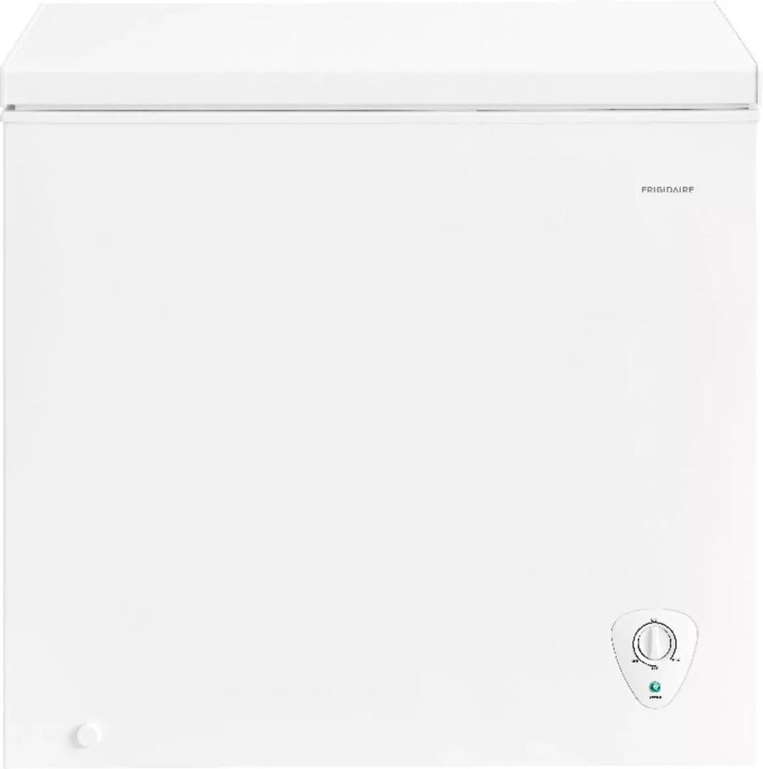Frigidaire FFFC07M2UW 38 Chest Freezer with 7.2 cu. ft. Capacity  CSA Listed  Adjustable Temperature Control  Defrost Water Drain  and Removable Storage Basket  in White