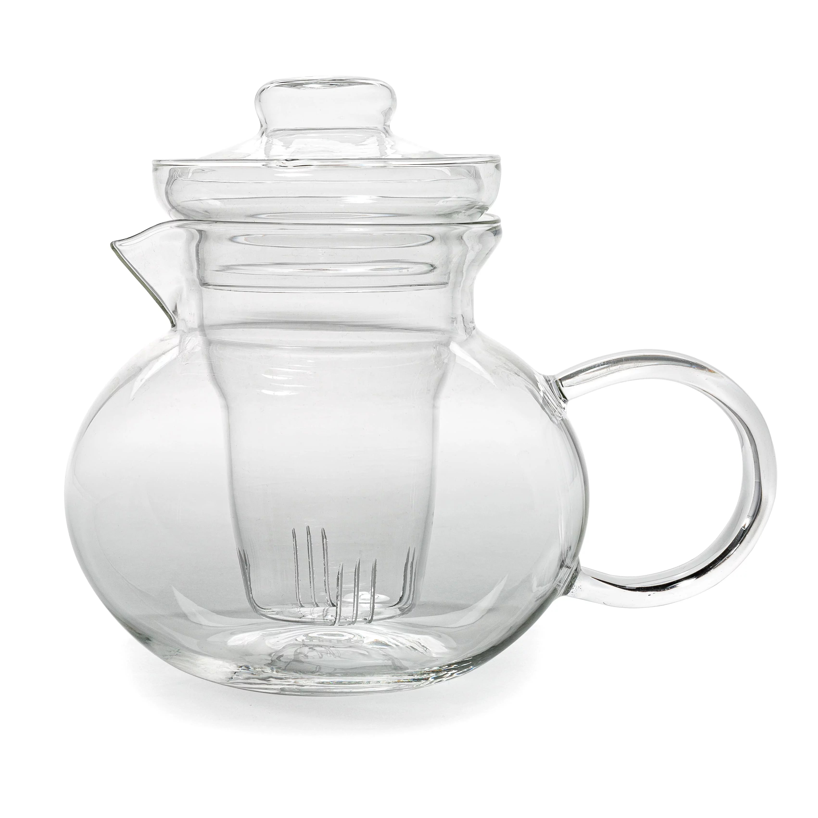 Primula Blossom Borosilicate Glass Teapot with Infuser, 40 oz G41401