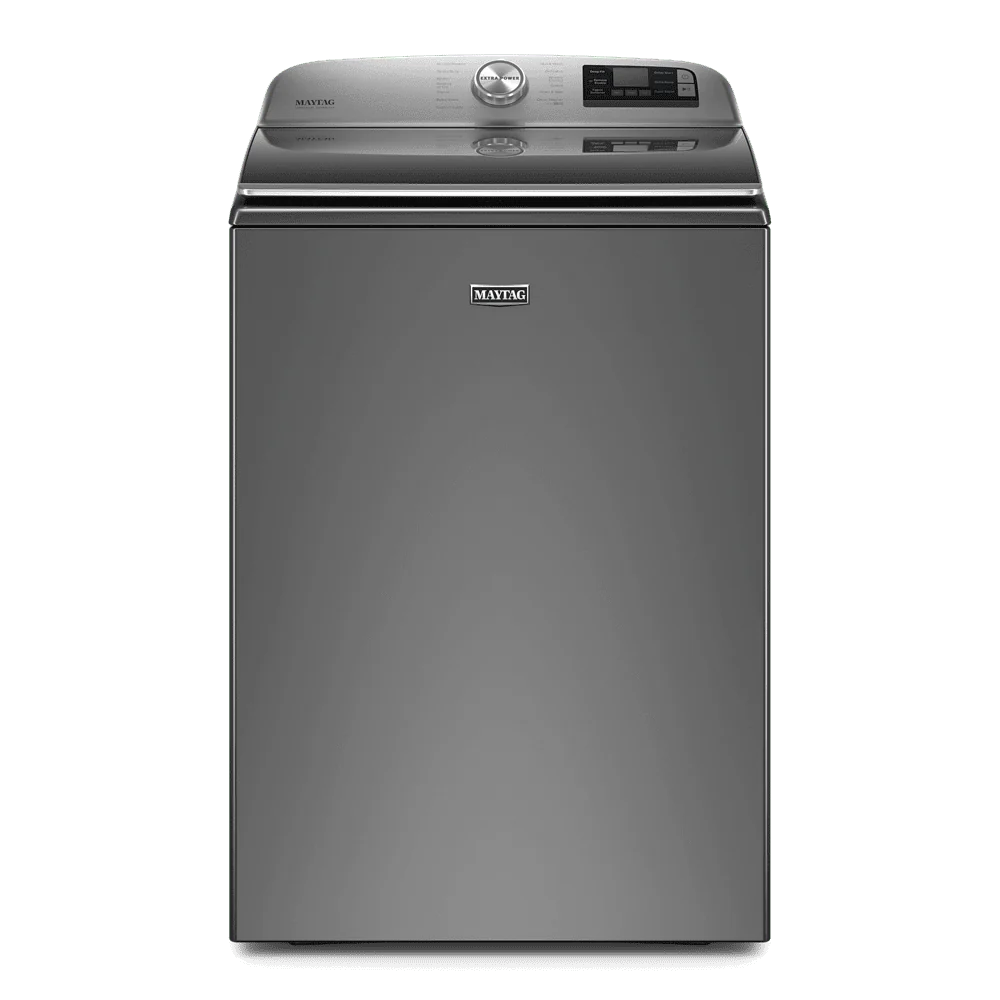 Maytag Mvw7230h 28 Wide 5.2 Cu. Ft. Energy Star Rated Top Loading Washer - Metallic Slate