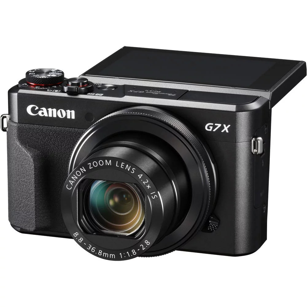 Canon PowerShot G7 X Digital 20.1MP Camera with Extra Battery, LED Light & 32GB Card J82214