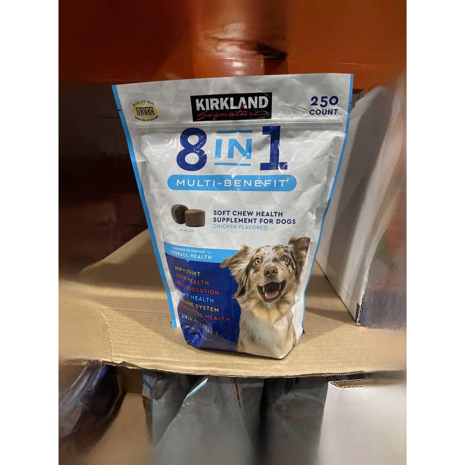 Kirkland Signature 8 in 1 Multi Benefit Soft Chew for Dogs V987652