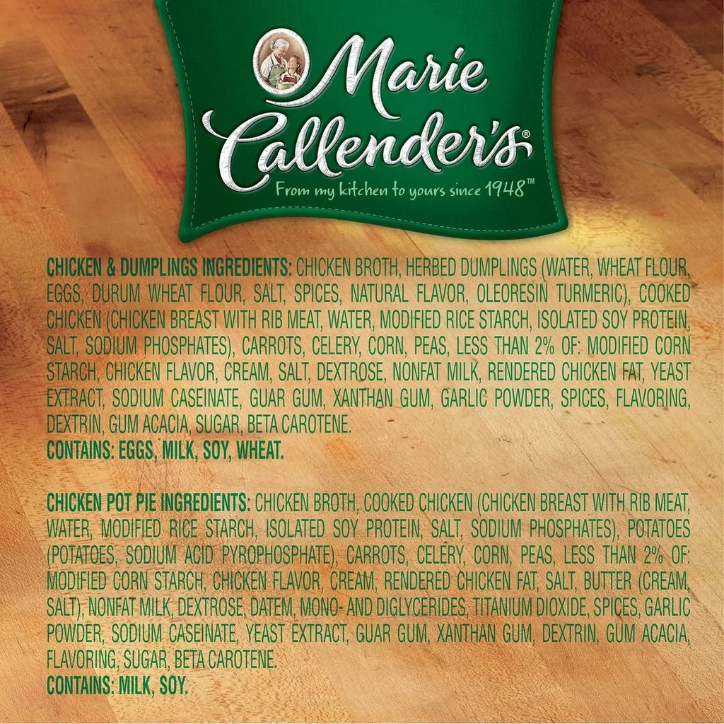 Marie Callender Chicken Variety Soup 8 Pack R537829