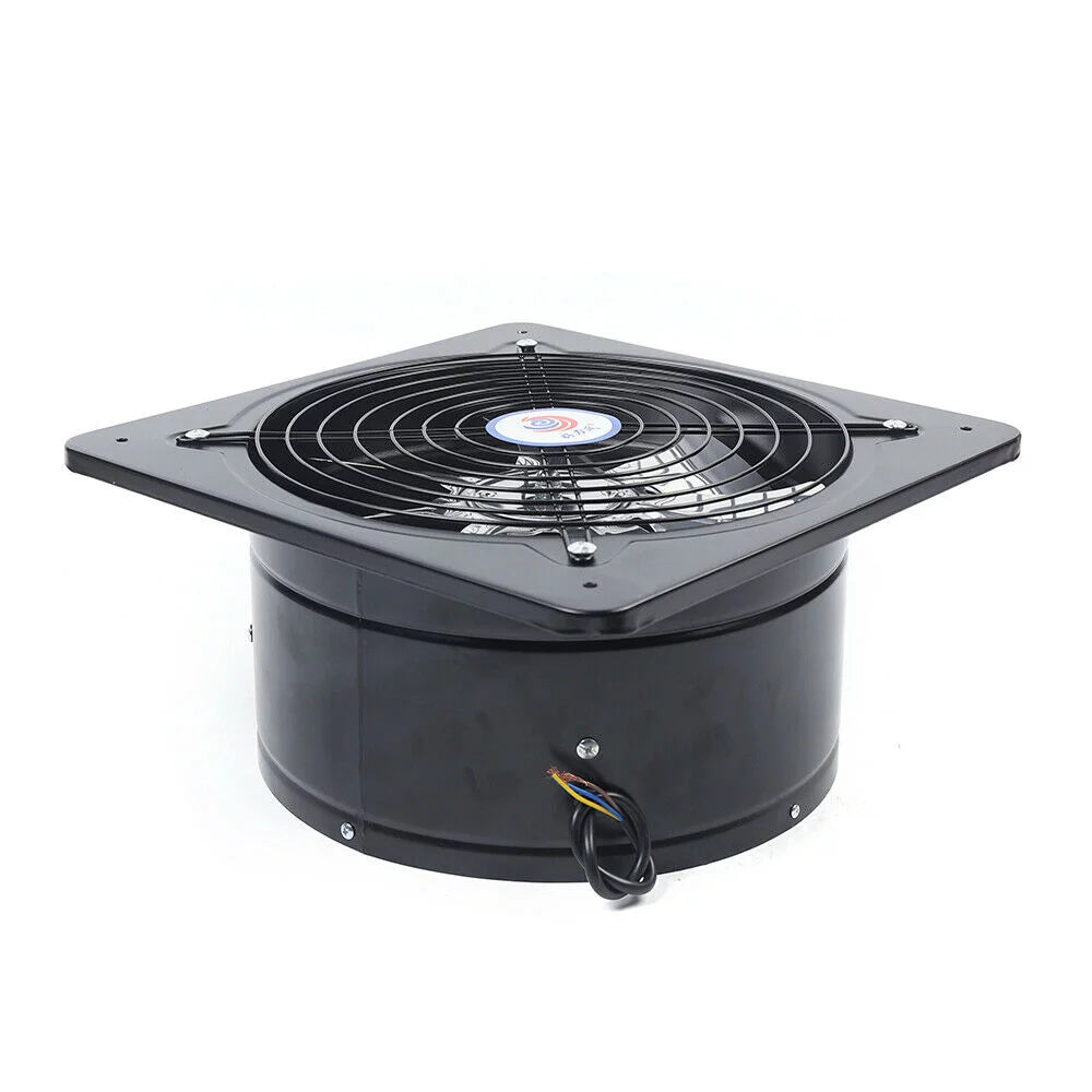 Wall Mounted 12" Kitchen Bathroom Exhaust Fan Ventilation Extractor B7287