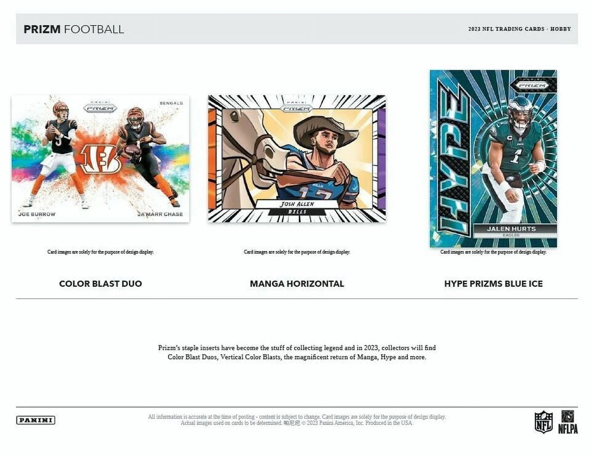 2023 Panini Prizm Football Hobby Box X948