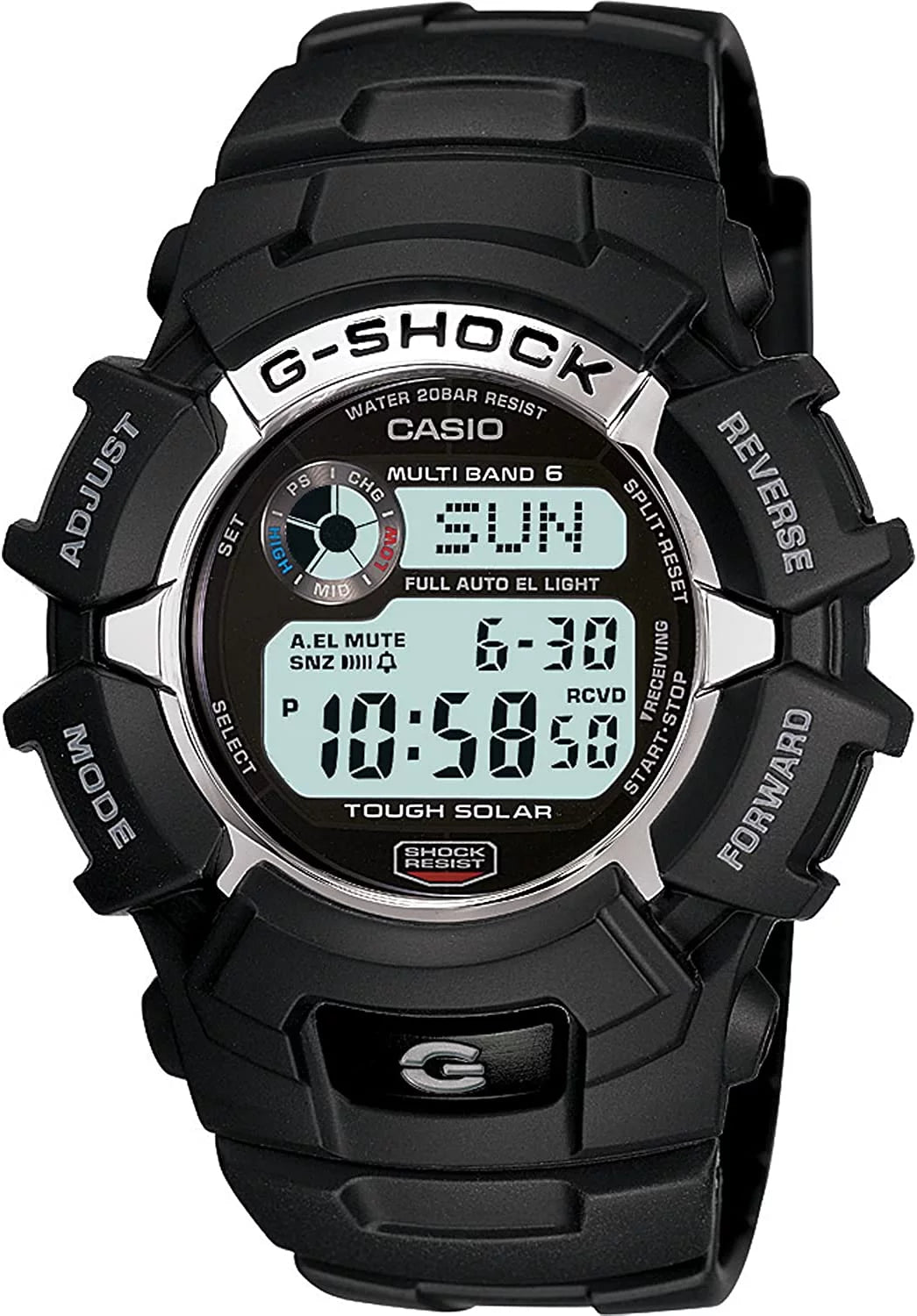 Casio Men's G-Shock Solar Atomic Digital Sports Watch GW2310-1