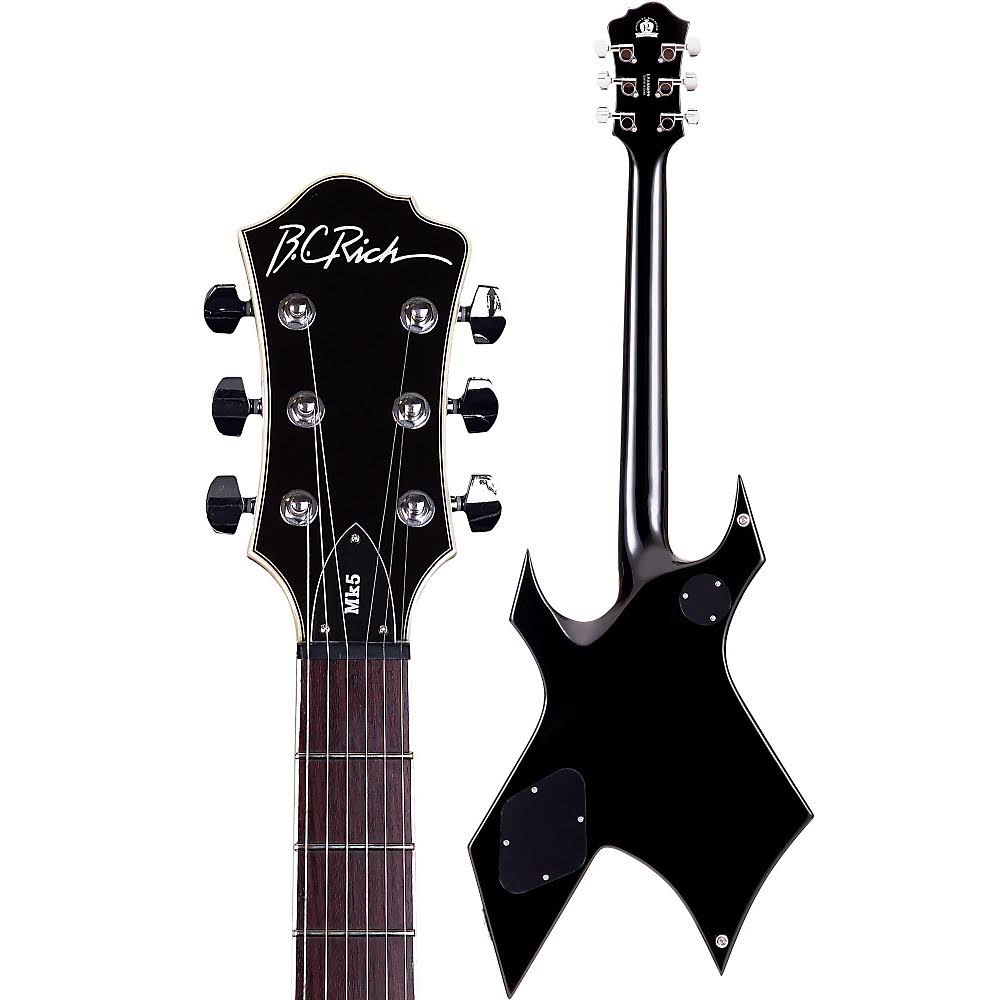 B. C. Rich Warlock Set Neck Electric Guitar Black U9964