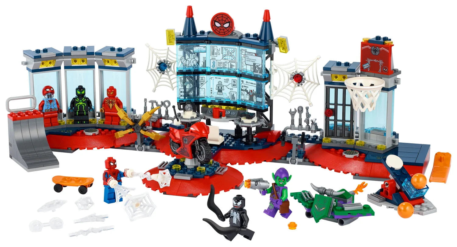 LEGO Marvel Spider-Man Attack on the Spider Lair 76175 Building Toy W370