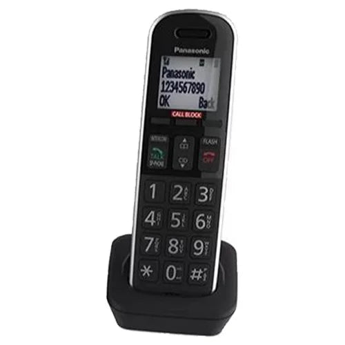 Restored Panasonic KX-TG2153SK Corded/Cordless Phone with Answering Machine, Black W894827