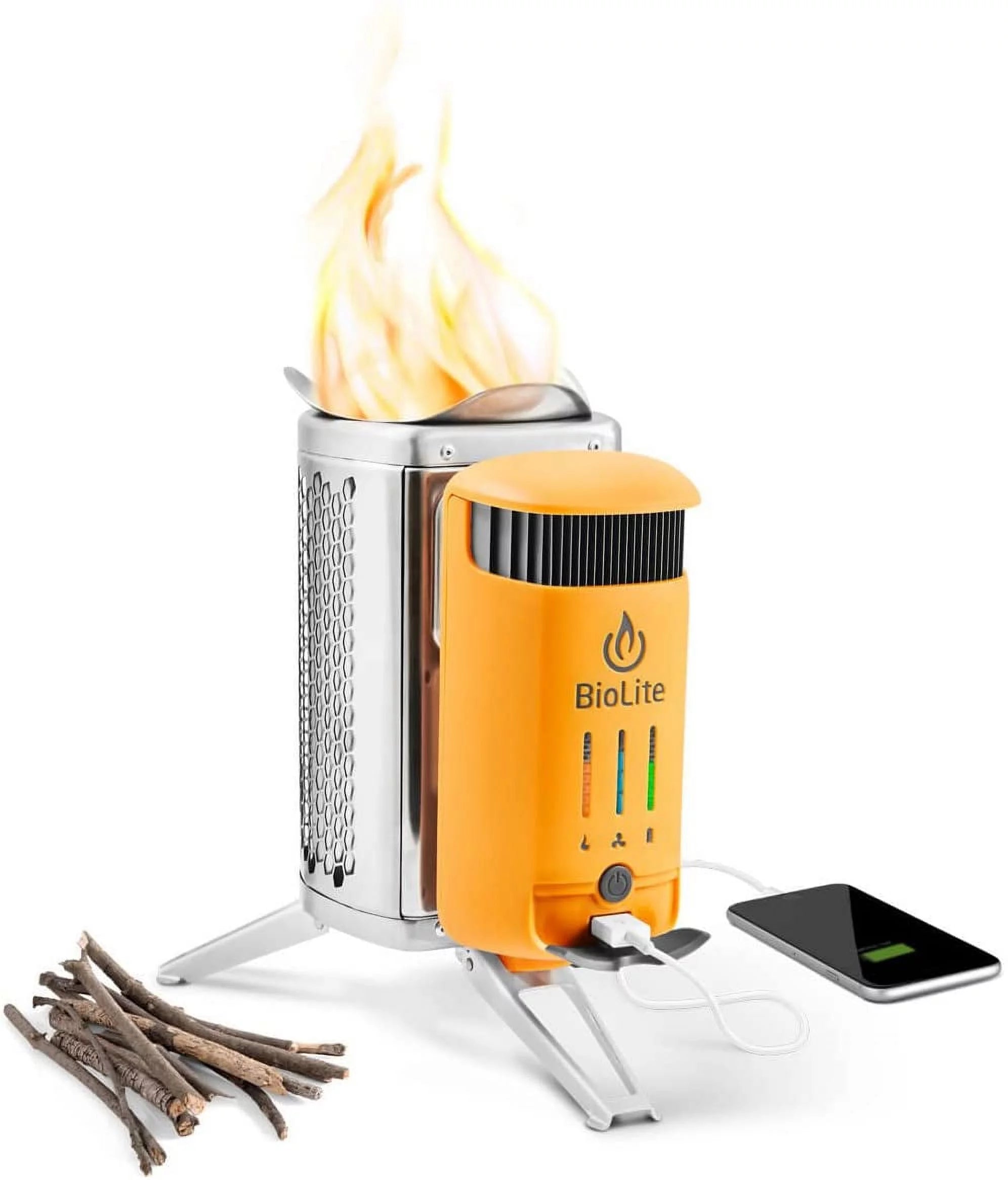 BioLite CampStove 2+ Silver and Yellow W1651
