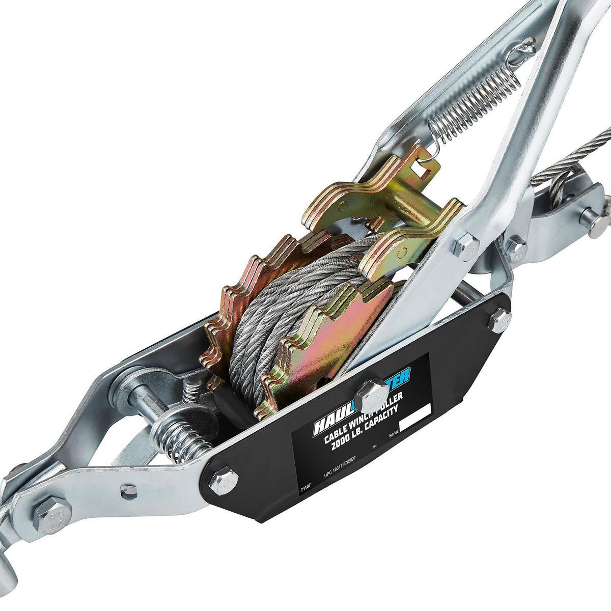HAUL-MASTER 2000 lb. 10 ft. Cable Winch Puller J47230