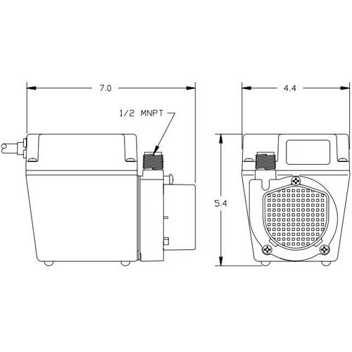 Little Giant 4E-34NR Small Submersible Pump Z548337