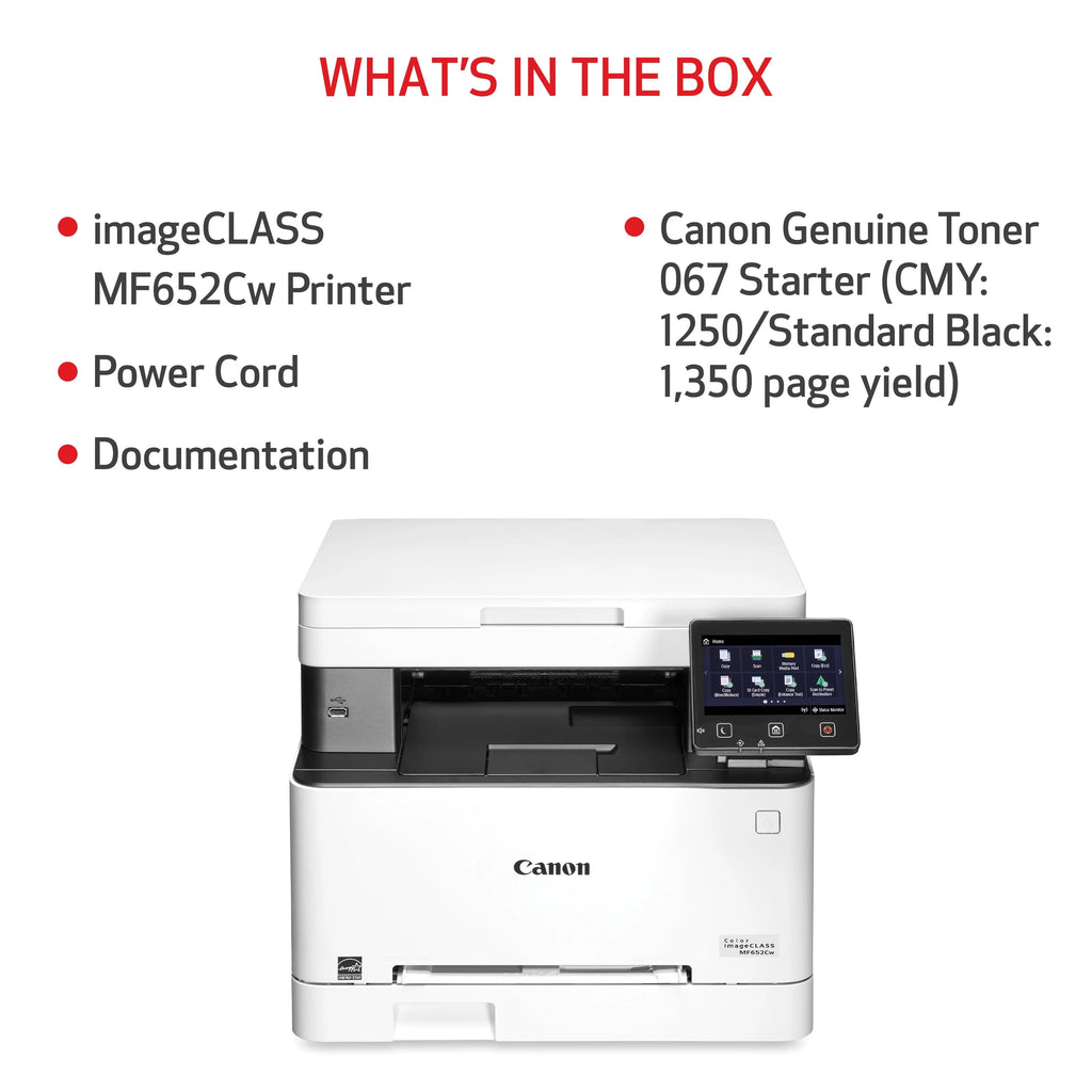 Canon Color imageCLASS MF652Cw Wireless Multifunction Laser Printer V1428
