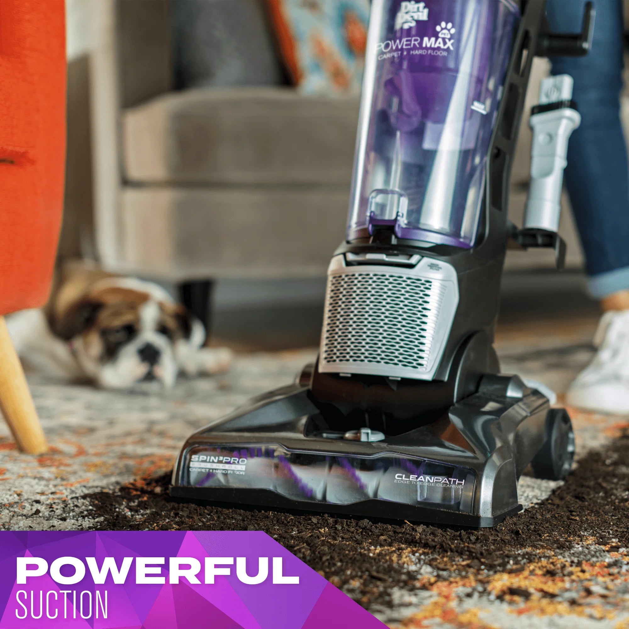 Dirt Devil Power Max Pet Upright Vacuum Cleaner UD76710 T19562