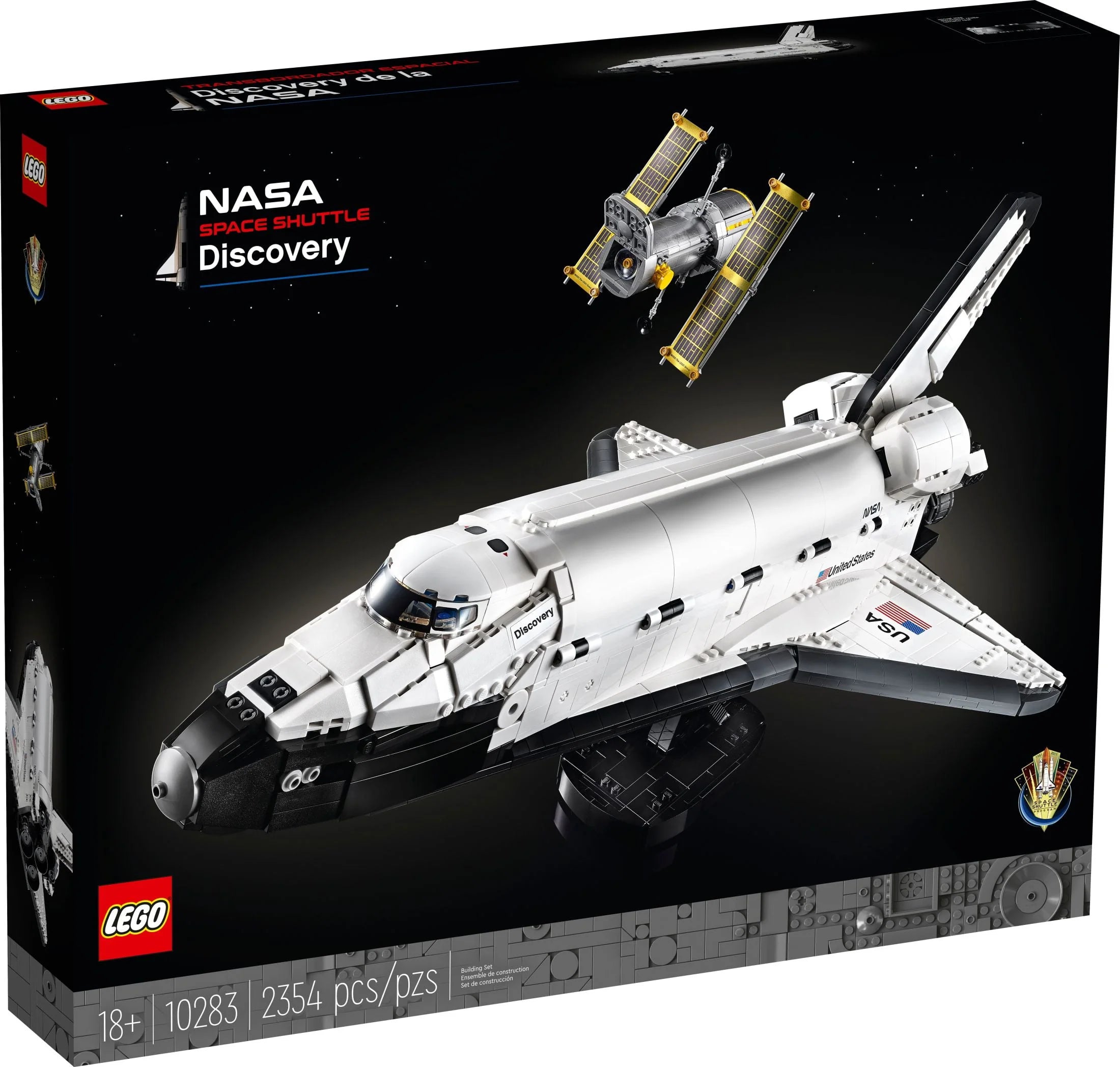 LEGO Icons NASA Space Shuttle Discovery 10283 Building Kit for Adults H3635
