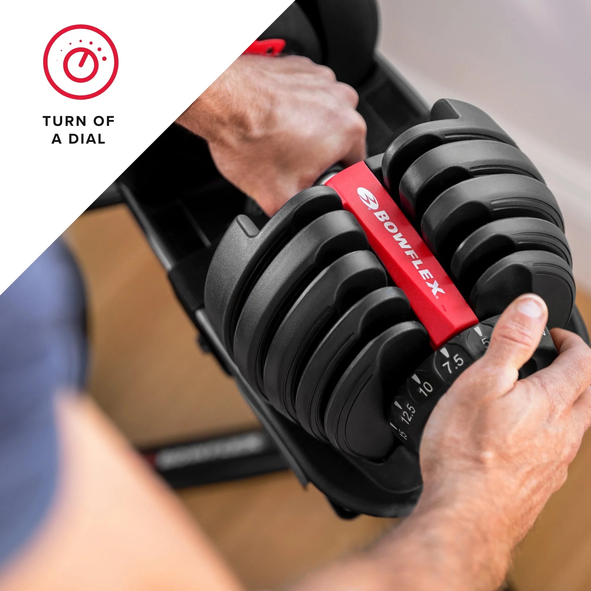 Bowflex SelectTech 552 Adjustable Dumbbell, Single B2167
