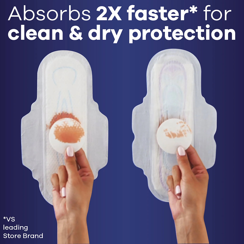 Always Ultra Thin Overnight Pads with Wings Size 4, 36 Count L6469