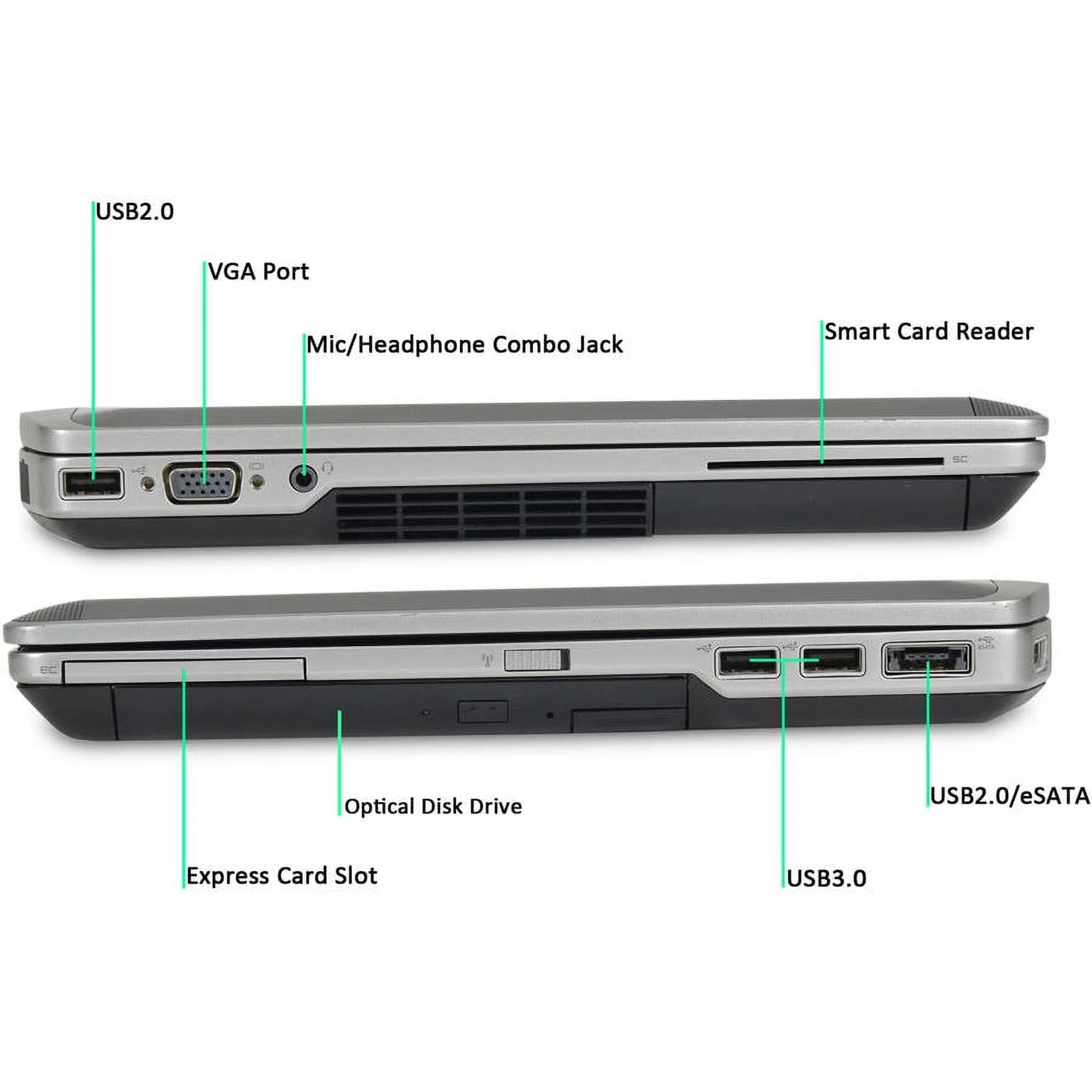 Dell Latitude 5440 14" Refurbished Laptop, Core i3, 8GB RAM, 500GB HDD M298
