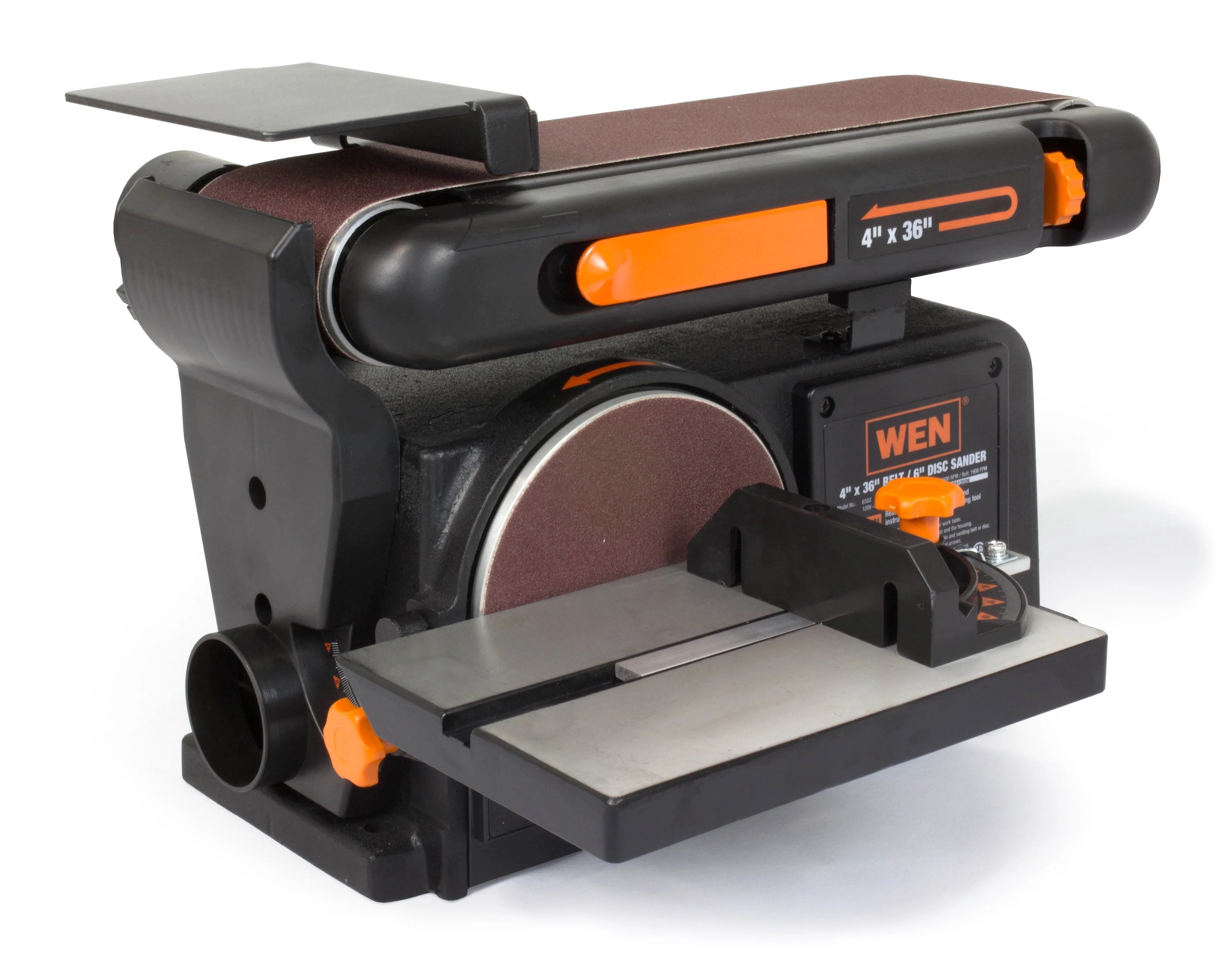 WEN 4.3-Amp Belt and Disc Sander with Cast Iron Base Q19792