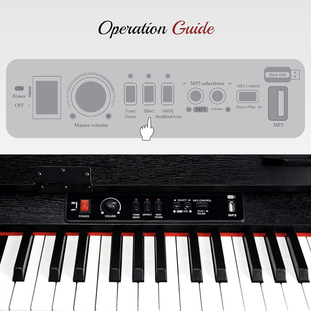 Lexington DP755 88 Keys Digital Piano with Graded Hammer Action I53265