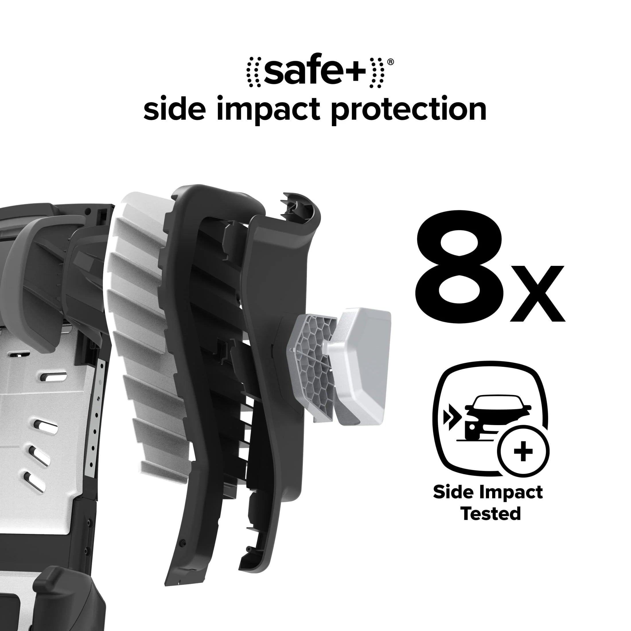 Diono Radian 3QXT SafePlus All-in-One Convertible Car Seat, Red B871
