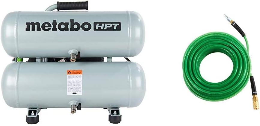Metabo HPT 4-Gallon Twin Stack Portable Air Compressor S2759