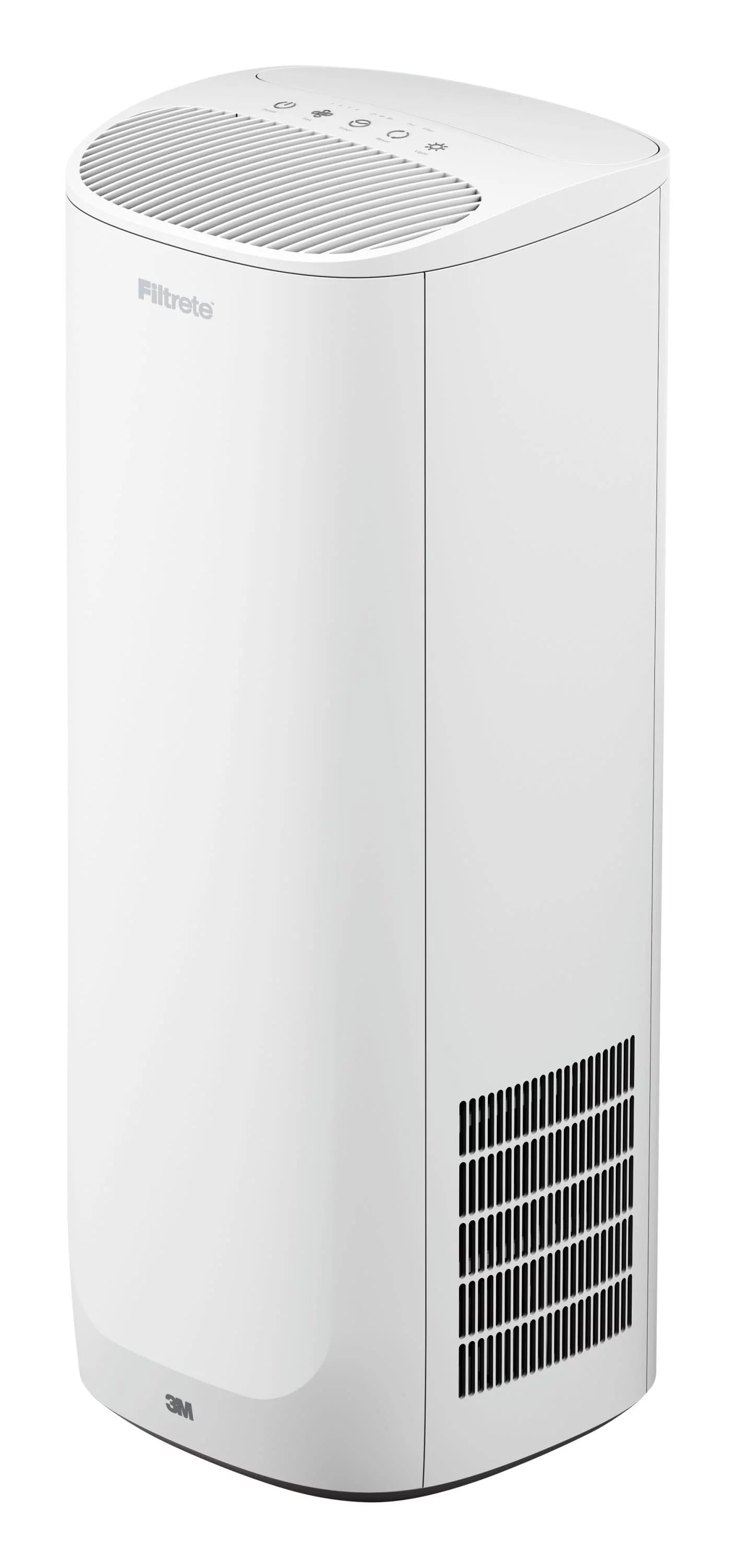 Filtrete by 3M Room Air Purifier, Large Room Tower, 290 Sq ft Coverage, White, True HEPA Filter Included