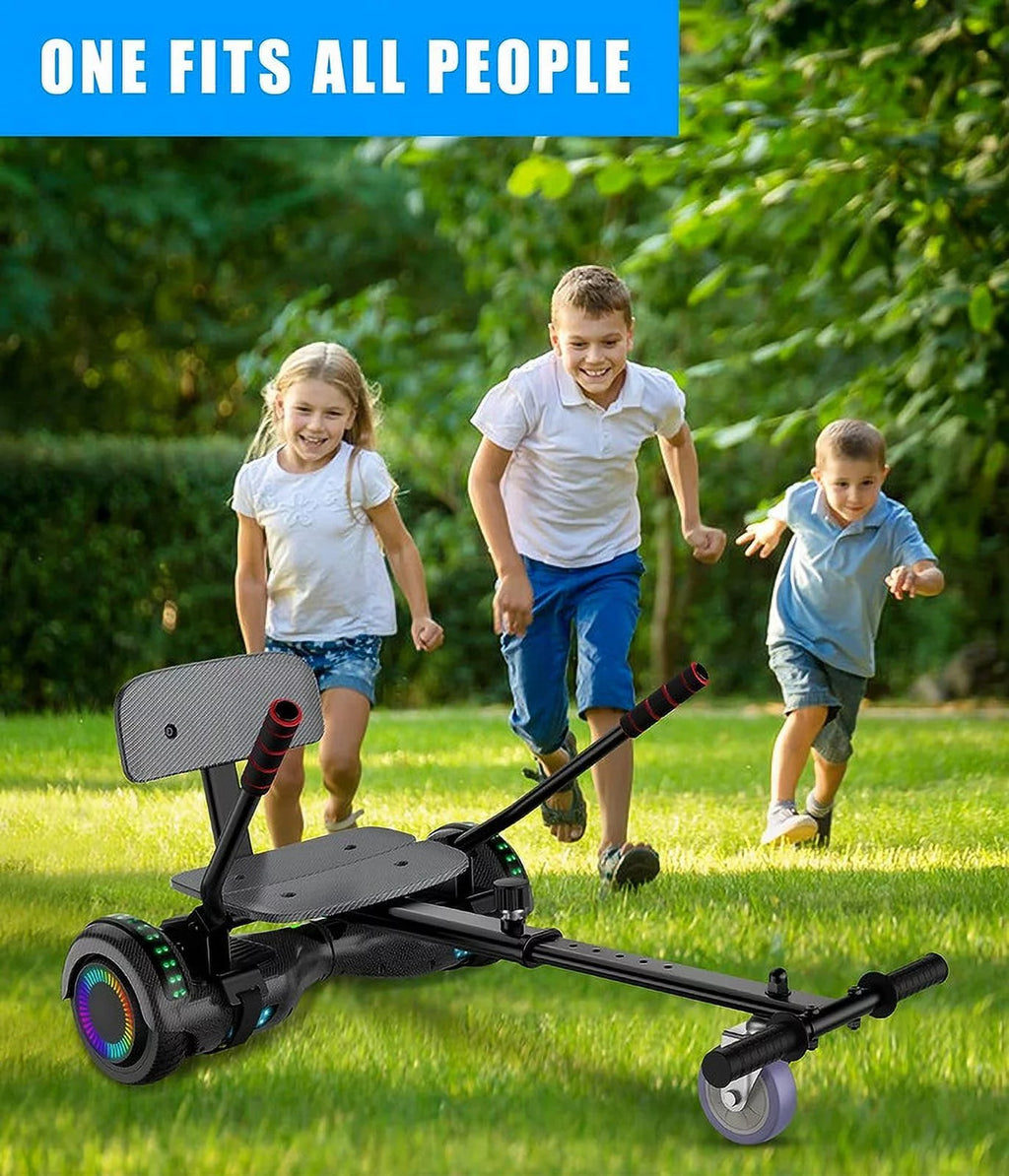 LIEAGLE Hoverboard with Seat Attachment, 6.5 inch Self Balancing Scooter S62540