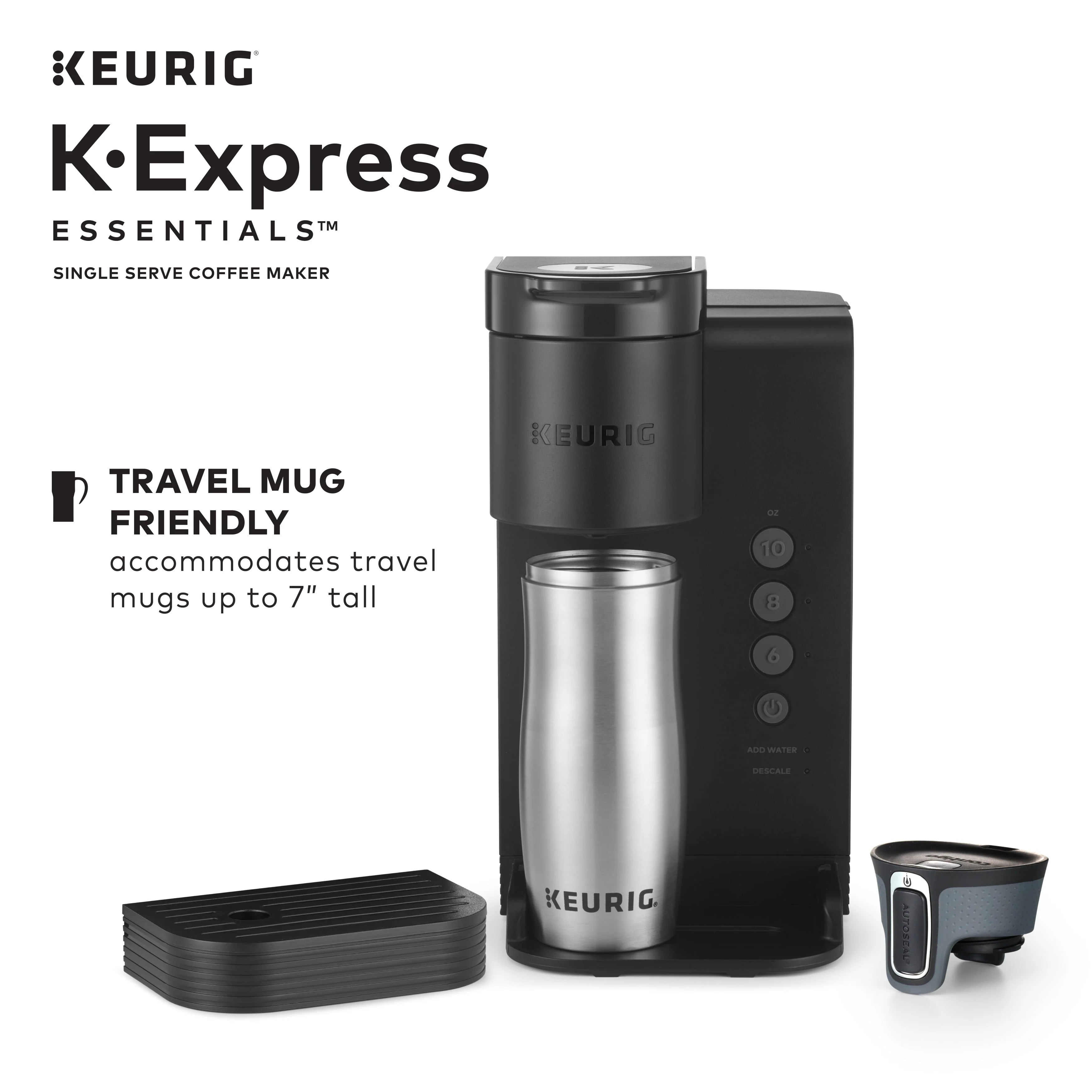 Keurig K-Express Essentials Single Serve K-Cup Pod Coffee Maker, Black L838940