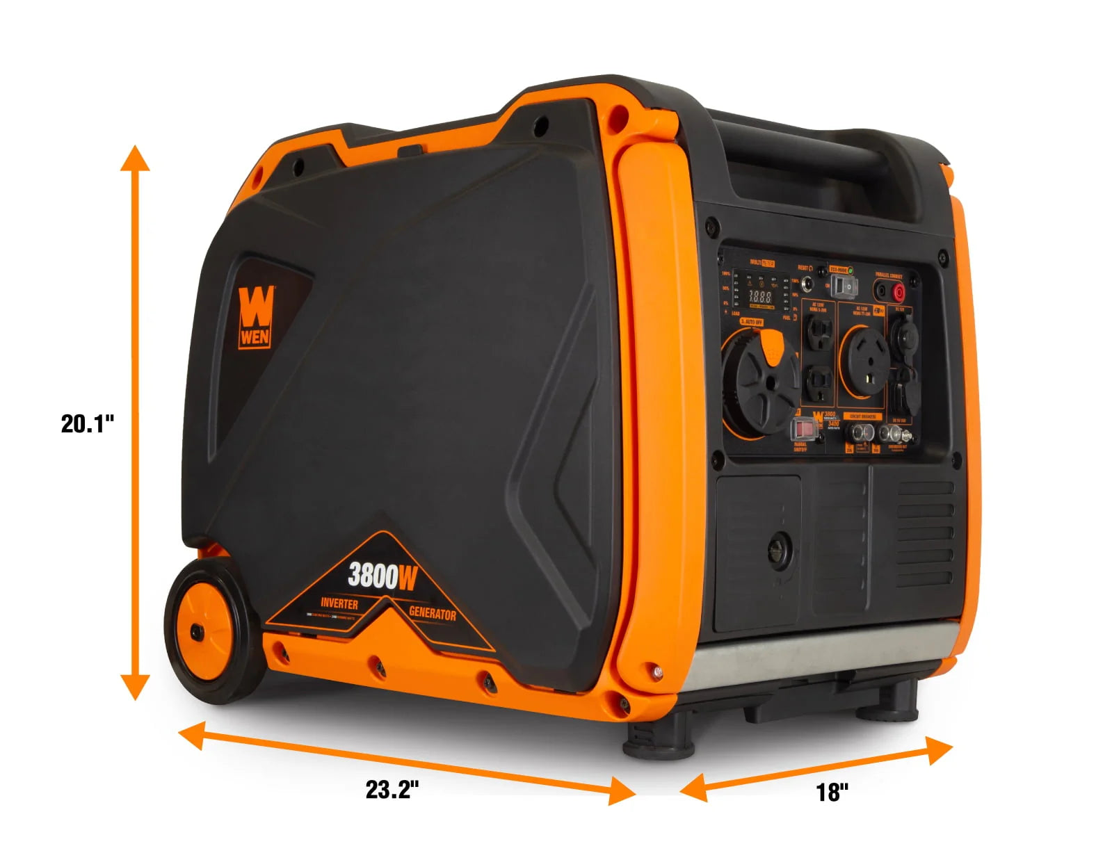 WEN Super Quiet 3800-Watt Portable Inverter Generator with Electric Start W4150