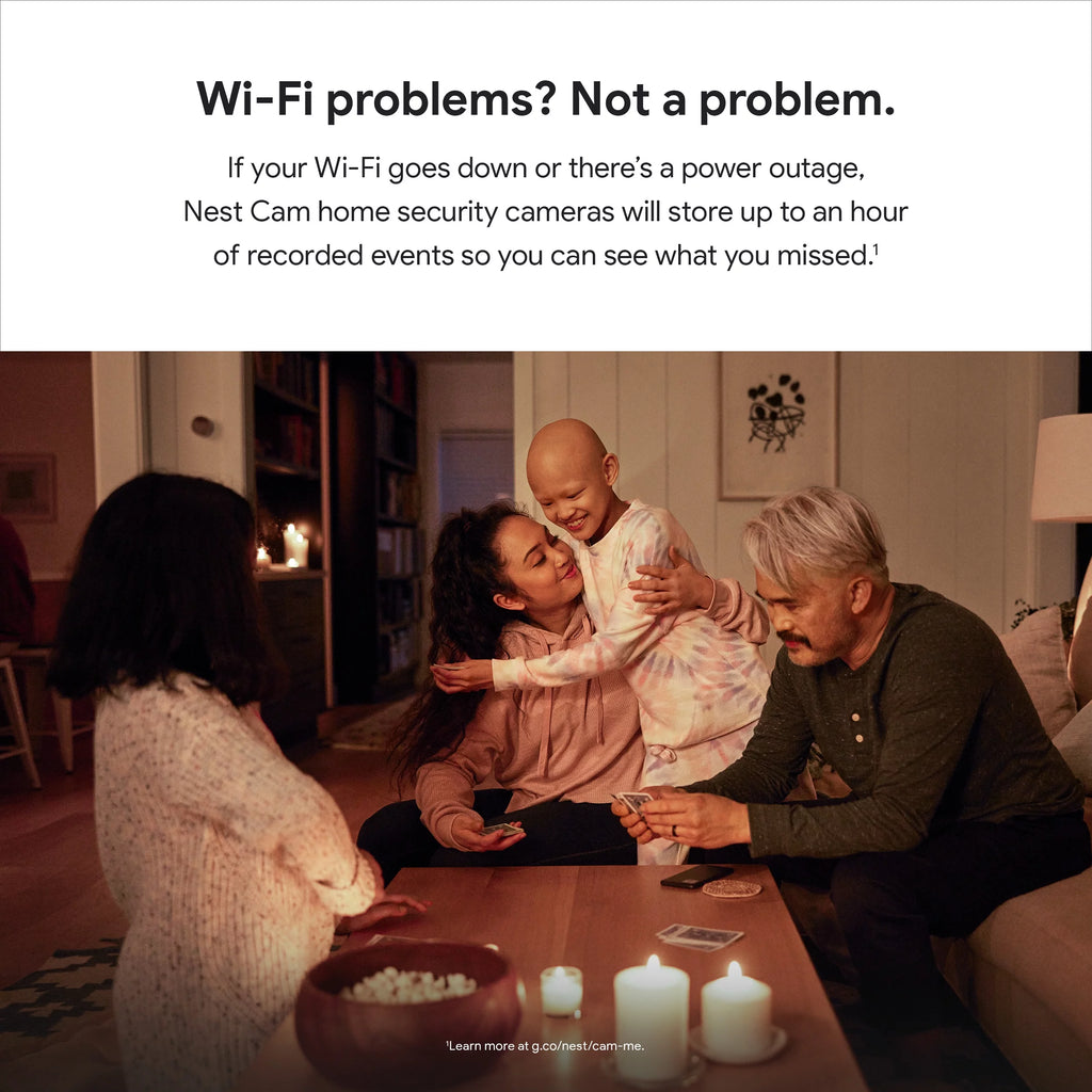 Nest Camera (outdoor or indoor, battery) 1pk White W309591