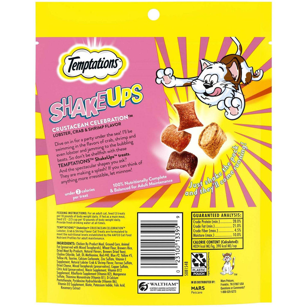 Temptations ShakeUps Crunchy and Soft Cat Treats U91743